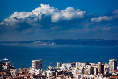 Cityscape against sky