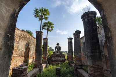 Old ruins against sky