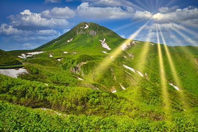 Scenic view of landscape against sky