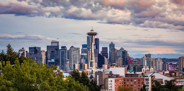 Cityscape against sky