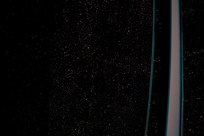 Low angle view of star field against sky at night