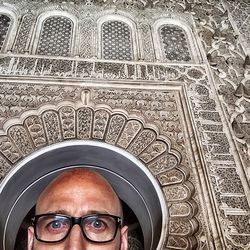 Portrait of smiling man