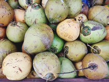 Full frame shot of fruits for sale at market stall