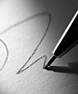 Close-up of object on table