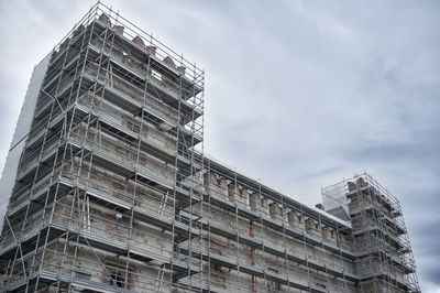 Low angle view of building against sky