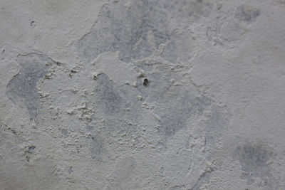 High angle view of footprints on sand