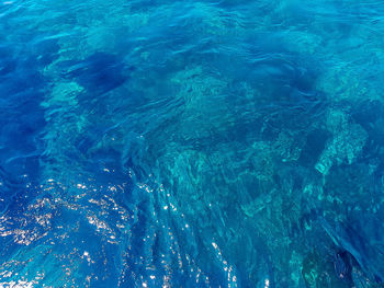 High angle view of swimming pool