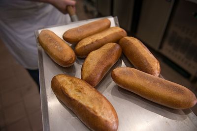 Close-up of preparing food