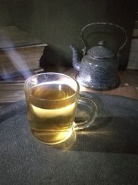 Close-up of drink on table