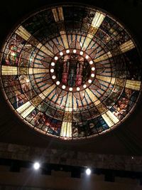 Low angle view of ceiling