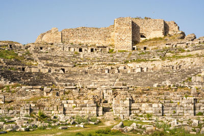 Old ruins against clear sky