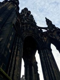 Low angle view of historical building