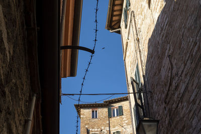 Low angle view of buildings against sky