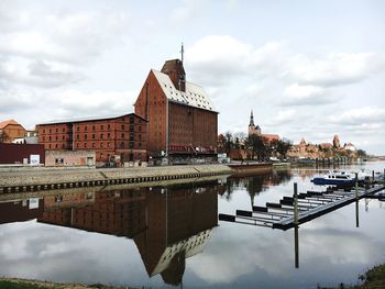 River with buildings in background