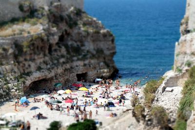 People on beach