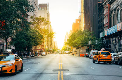 Traffic on city street