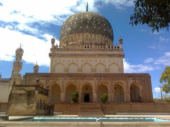 Low angle view of a temple