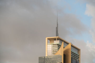 Low angle view of building against sky