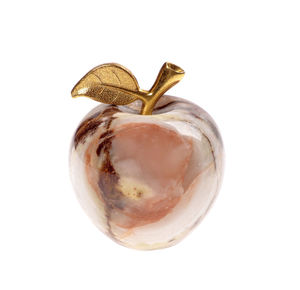 Close-up of apple against white background