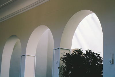Directly below view of spiral staircase