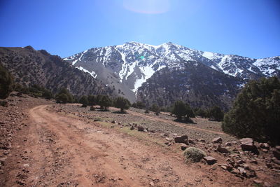 Scenic view of mountains