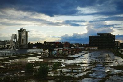 River with buildings in background