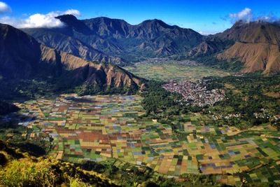 Scenic view of mountains