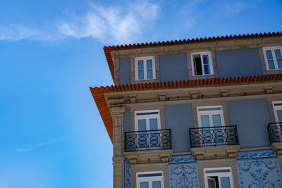 Low angle view of building against sky