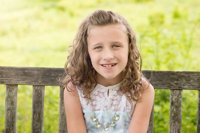 Portrait of smiling girl