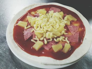 Close-up of food in plate