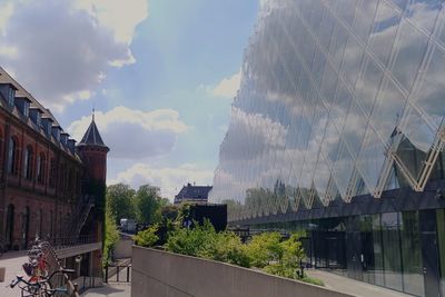 Panoramic view of city against sky