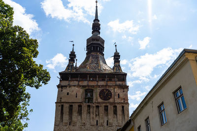 Low angle view of building against sky