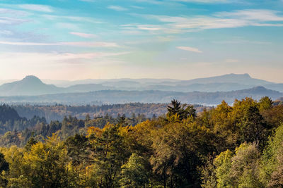 Scenic view of landscape against sky