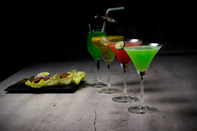 Close-up of drink on table