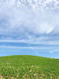 Scenic view of landscape against sky