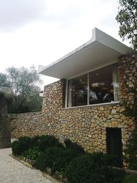 Low angle view of building against sky