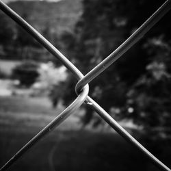 Close-up of chainlink fence