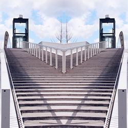 Low angle view of staircase