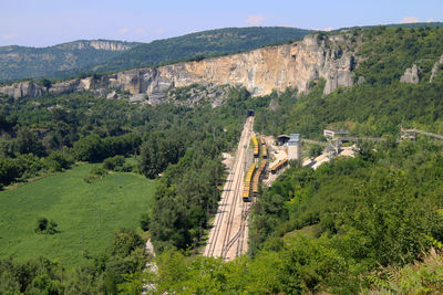 Scenic view of mountains