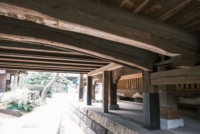 Interior of bridge