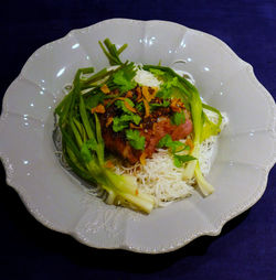 Close-up of food in plate