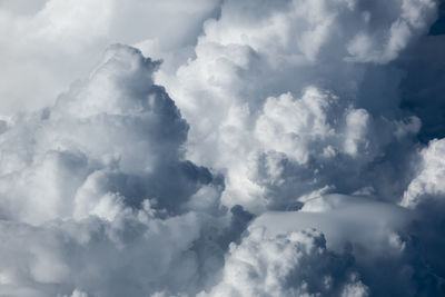 Low angle view of clouds in sky