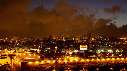 Jerusalem at night