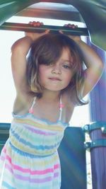 Portrait of young woman