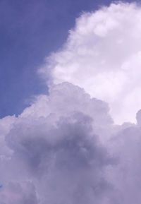 Low angle view of clouds in sky