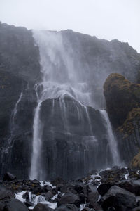 View of waterfall