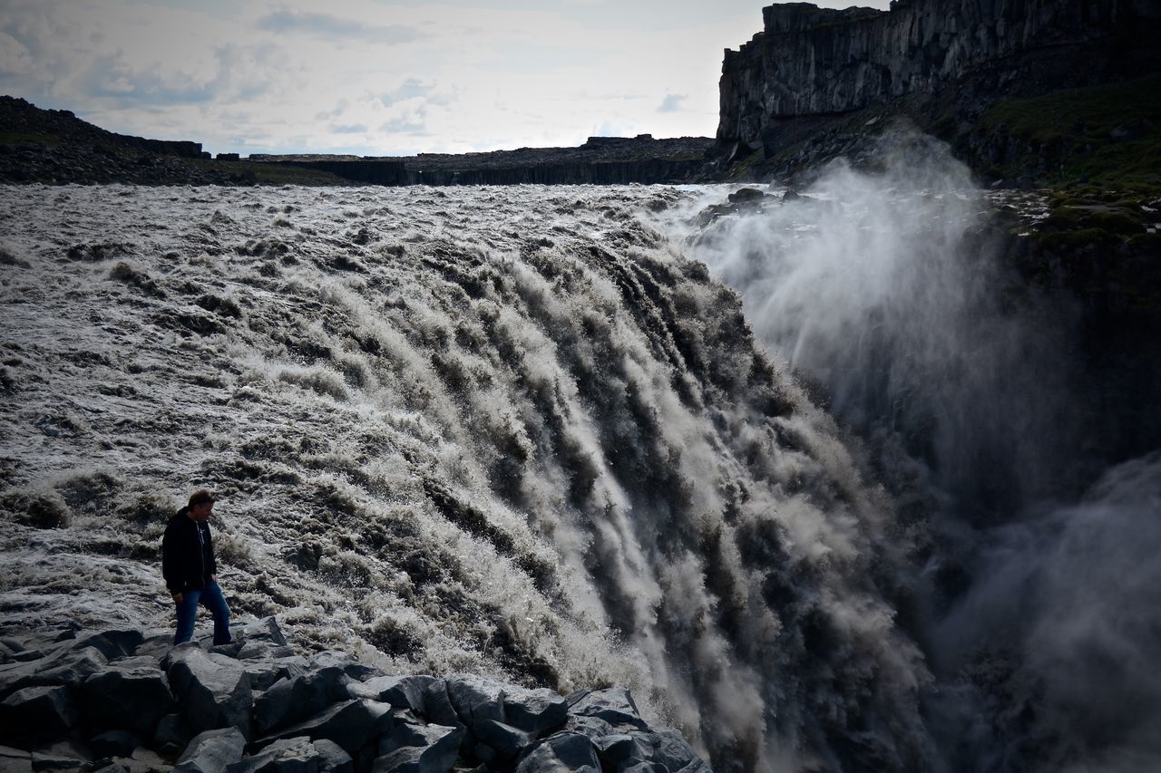 WATERFALL IN THE SEA