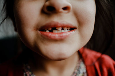 Close-up portrait of girl