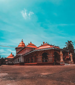 View of building against blue sky