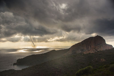 Storm on french riviera